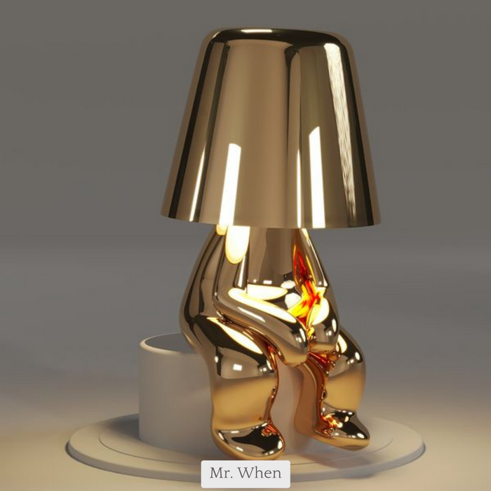 Lisslune | 5 Brothers Wireless Table Lamp – Rechargeable LED Designer Lamp with Dimmable Light (Warm White)