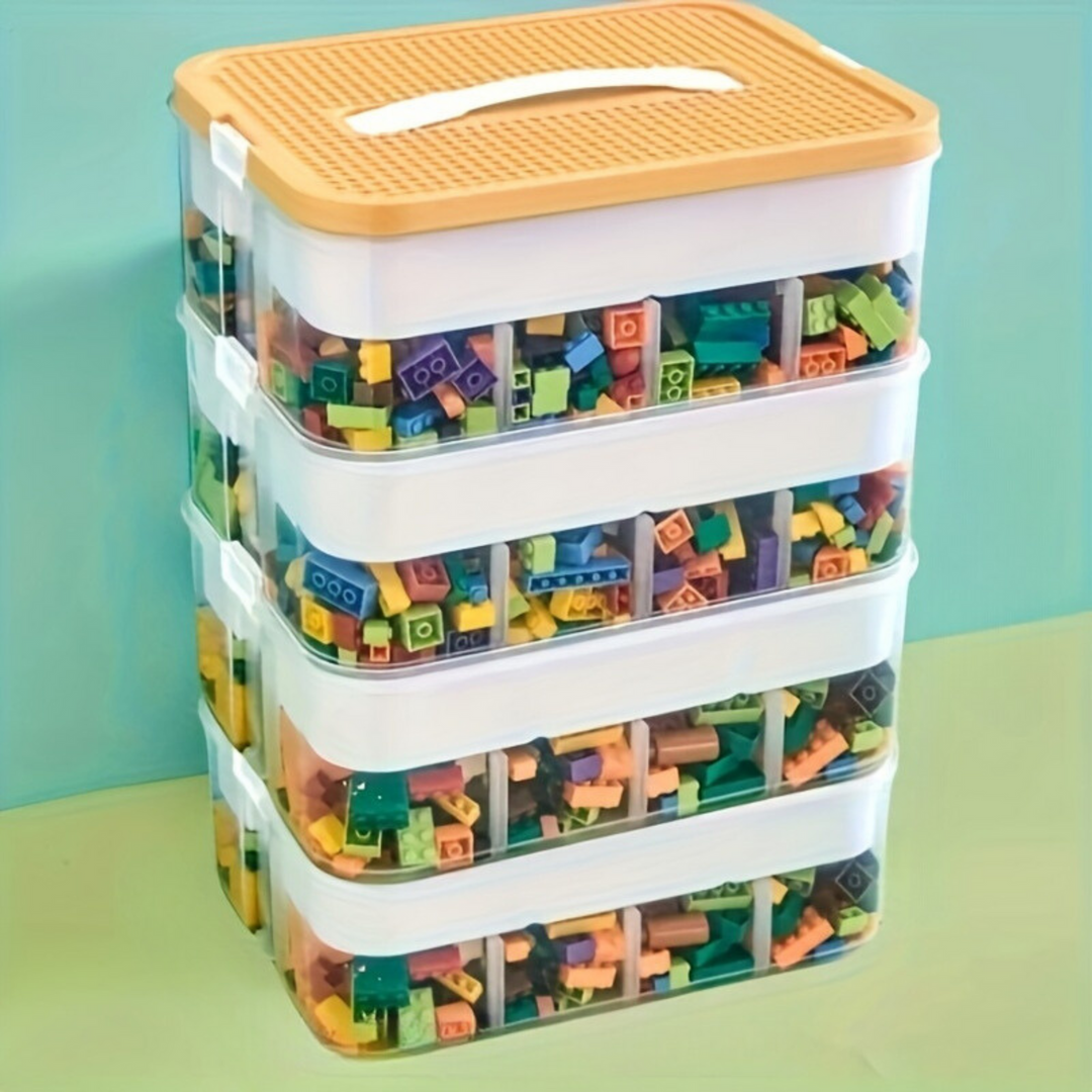 Lisslune | StackSmart Slim Stackable Storage Solution – Stylish and Space-Saving