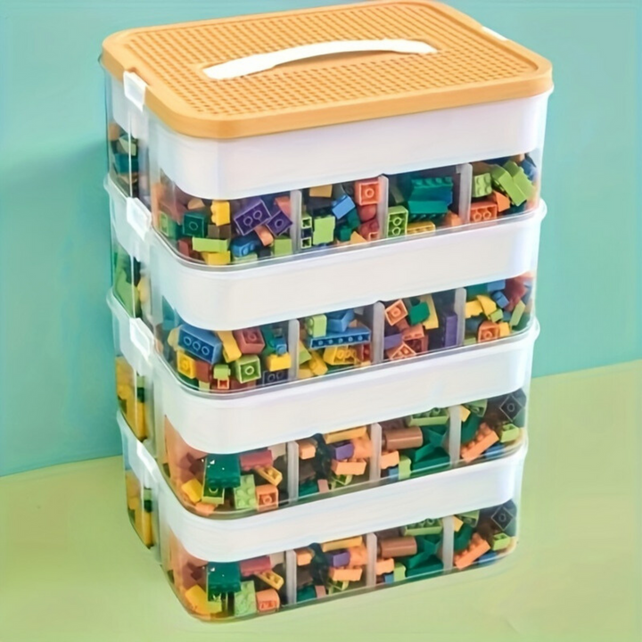 Lisslune | StackSmart Slim Stackable Storage Solution – Stylish and Space-Saving