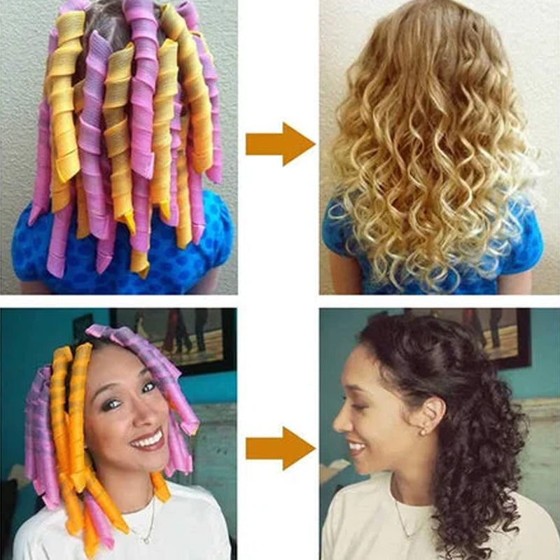 Lisslune | Magic Curlers – heat-free styling set