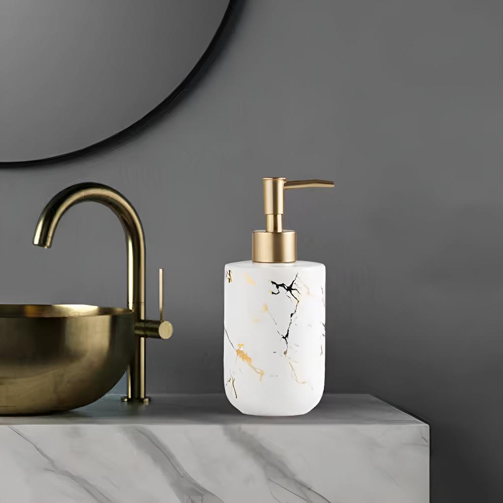 Lisslune | Golden Marble Luxe Dispenser
