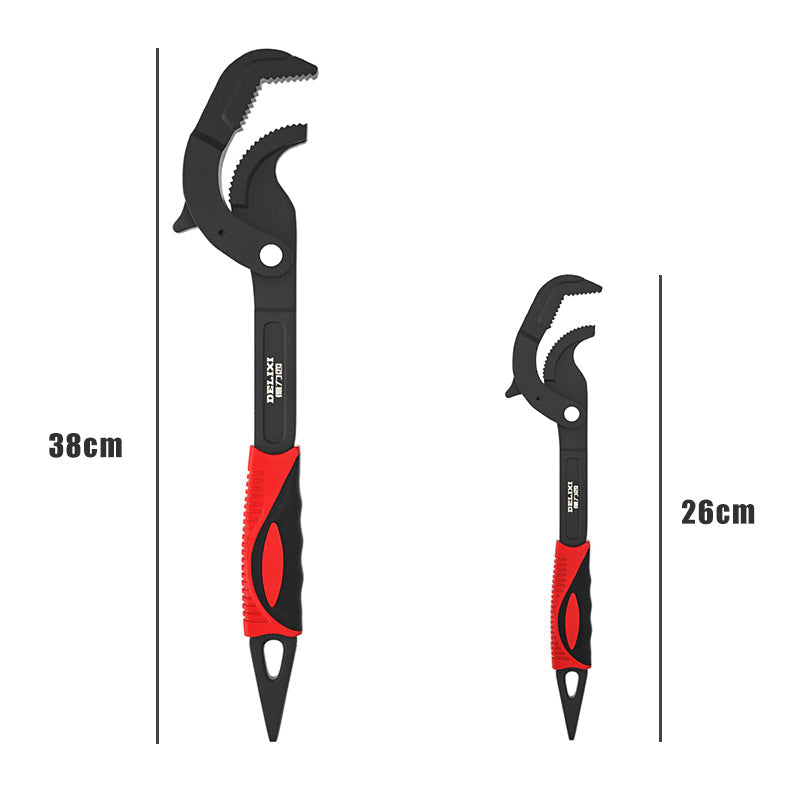 Lisslune | Adjustable Wrench Power Grip Pipe Wrench