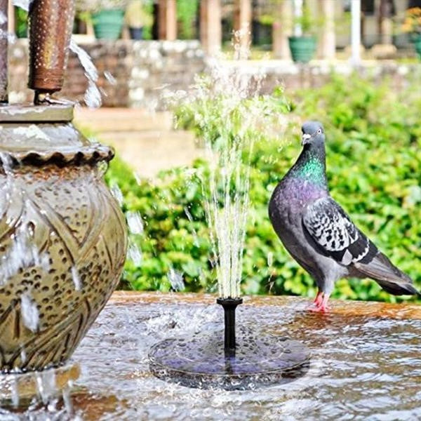 Lisslune | Solar Bionic Fountain for Gardens Birth Bath for Floor / Ground