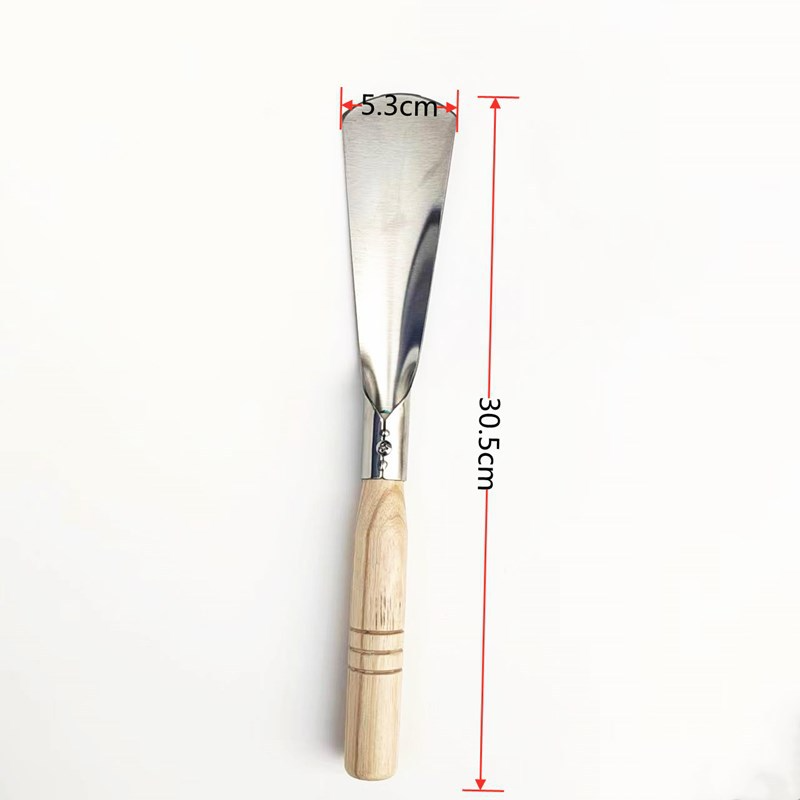Lisslune | Stainless Steel Weeding Tool and Trowel – Garden Tools with Wooden Handles