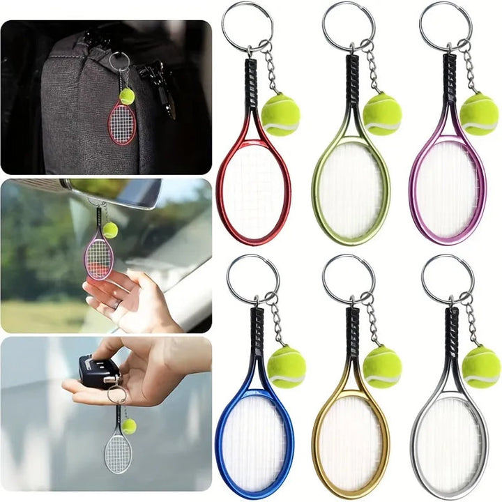 Lisslune | Mini tennis racket keychain