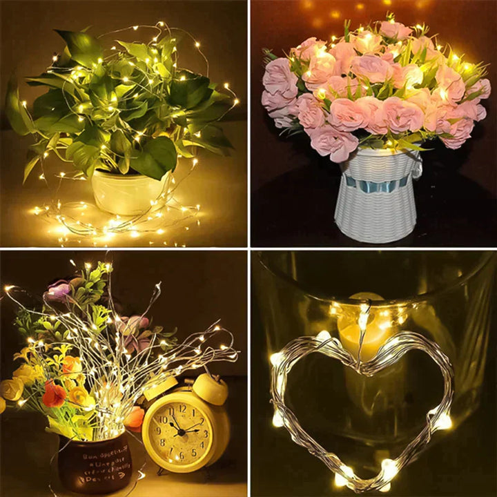 Lisslune | LED Wine Bottle Lights Cork Night Light DIY Decor Lift - Piece