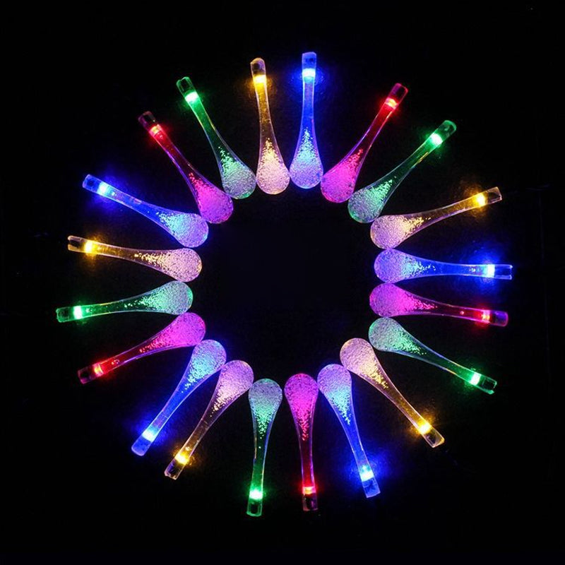 Lisslune | Solar Water Drop String Lights