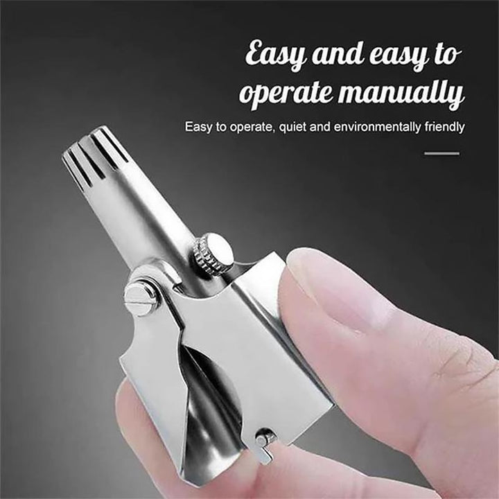 Lisslune | Safe Touch Stainless Steel Nose Hair Trimmer