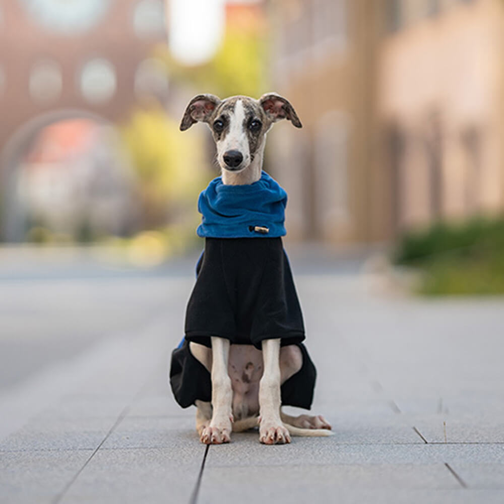 Lisslune | Full Protection Polar Fleece Dog Overall with Removable Collar