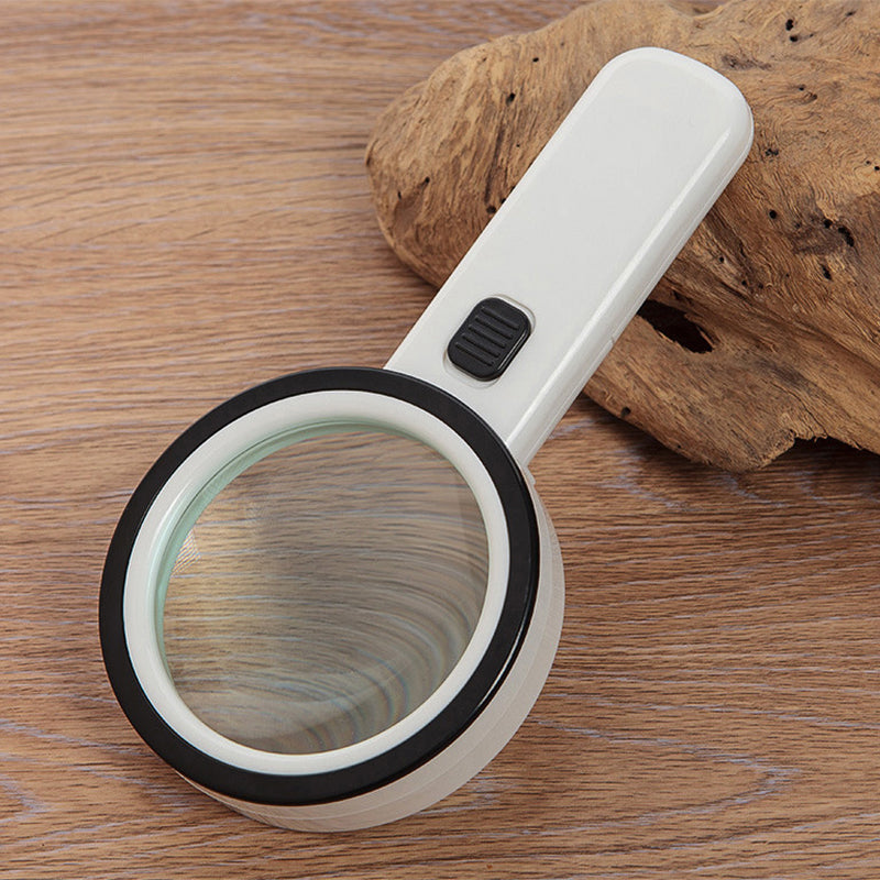 Lisslune | 30x optical magnifying glass with LED light