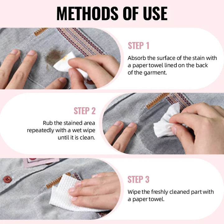 Lisslune | Multifunctional Powerful Stain Removal Wipes