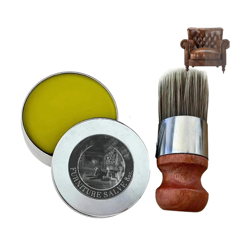 Lisslune | Leather furniture cream (with brush)