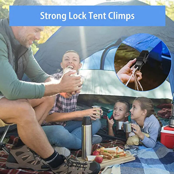 Lisslune | Adjustable Heavy Duty Lock Grip for Tarpaulin & Shade Fabric