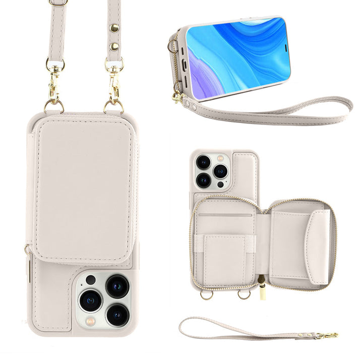 Lisslune | Phone case with wallet & sling, crossbody handbag