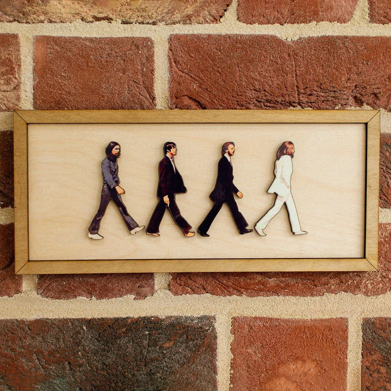 Lisslune | Framed Abbey Road Portrait of the Beatles