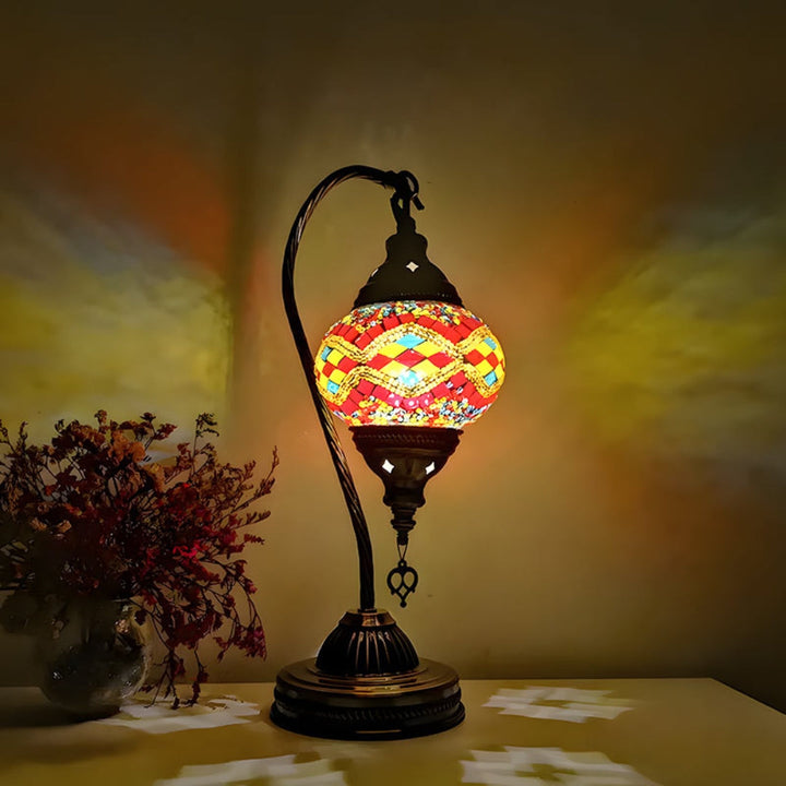 Lisslune | VibrantStyle - colorful glass mosaic lamp
