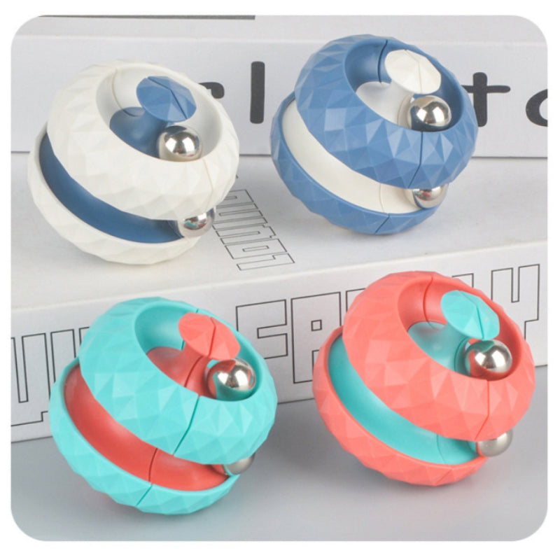 Lisslune | Creative Finger Spinner Decompression Toy with Rolling Ball