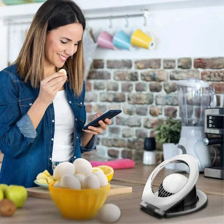 Lisslune | Stainless Steel 3-in-1 Egg Slicer