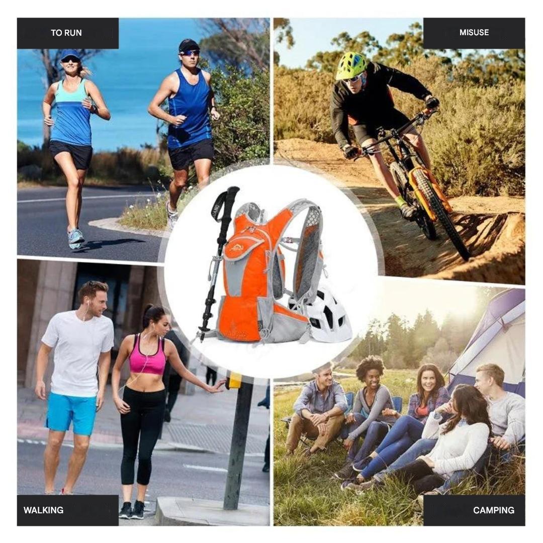 Lisslune | HydroTrail Backpack with Built-in Water Bladder – Lightweight & Waterproof