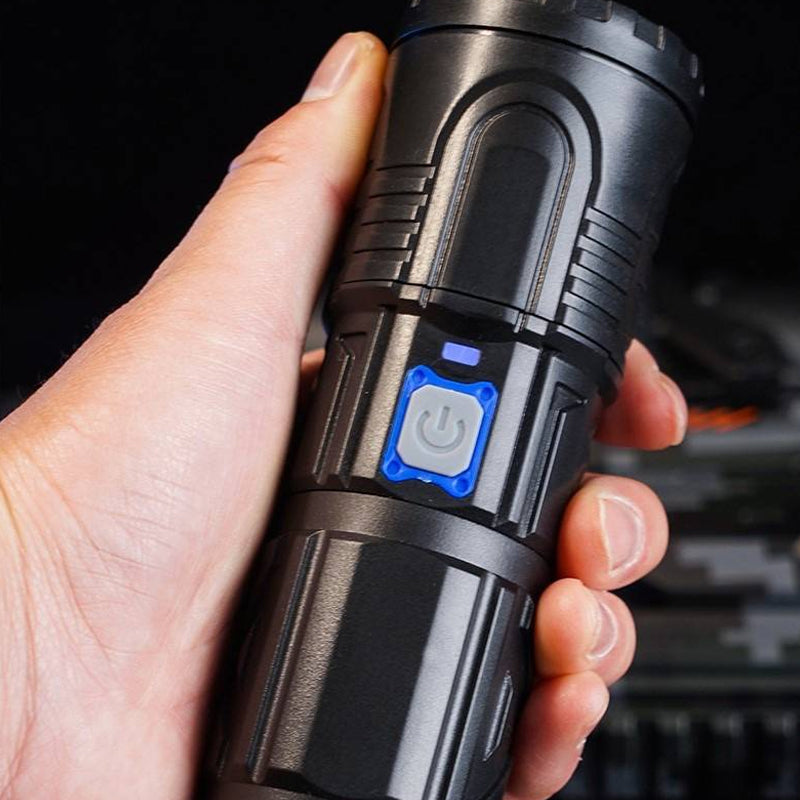 Lisslune | White Laser Telescope Zoom Flashlight