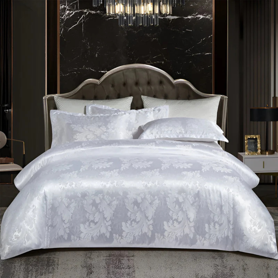 Lisslune | Luxury Satin Duvet Cover with Pillowcases – Silky Soft & Breathable Bedding