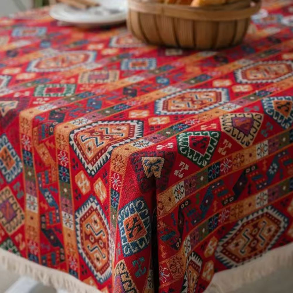 Lisslune | Oasis Dunes Boho Tablecloth