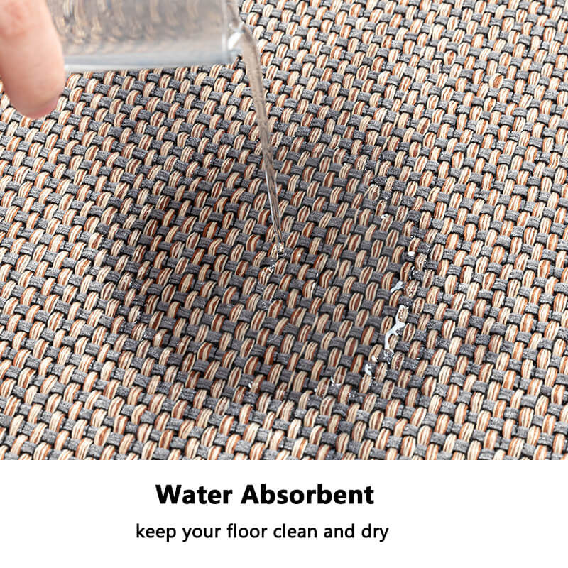 Lisslune | Indoor Entrance Door Mats: Non-Slip , Washable, Natural Coir for Kitchen, Patio, & Doorway - All Sizes