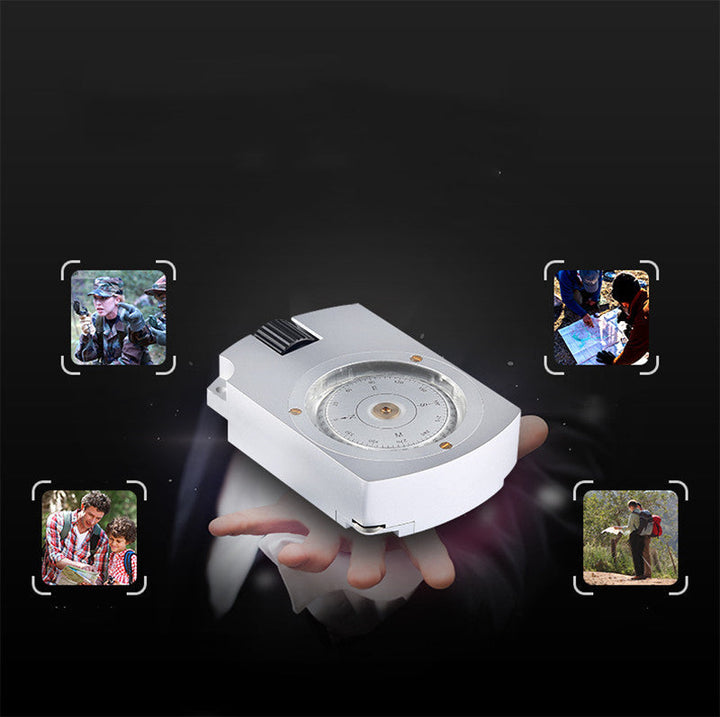 Lisslune | Multi-Functional Waterproof Outdoor Map Distance Measuring Compass