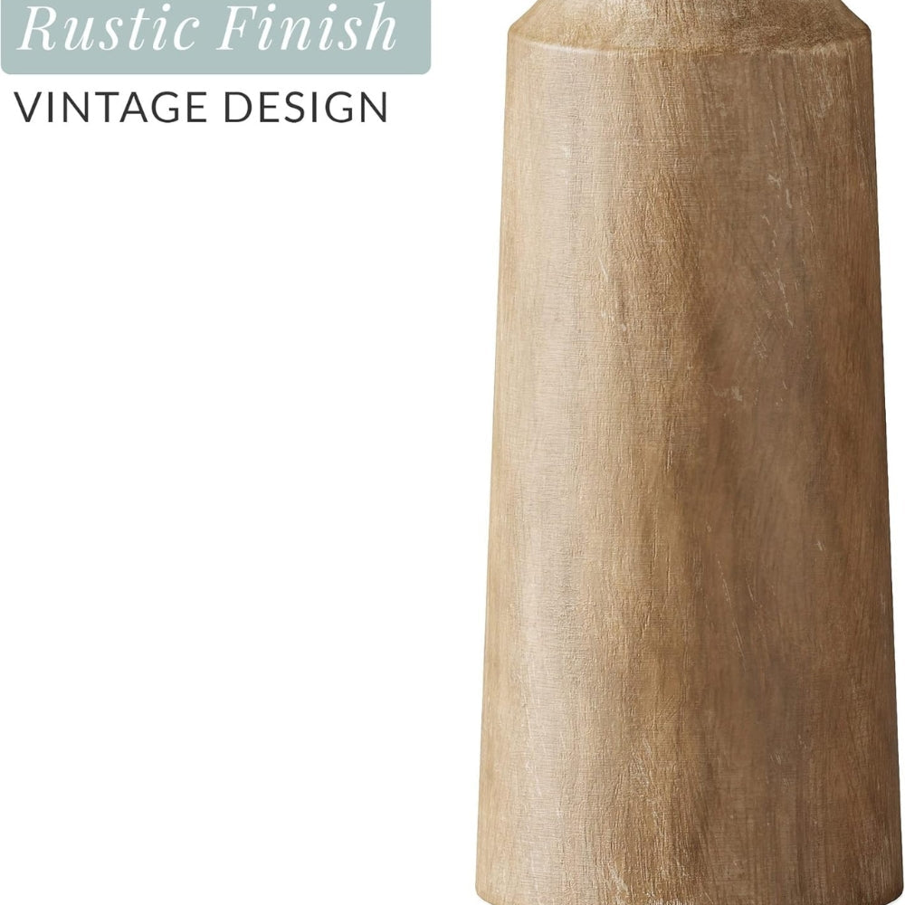 Lisslune | Heirloom Carved Wooden Candle Holders