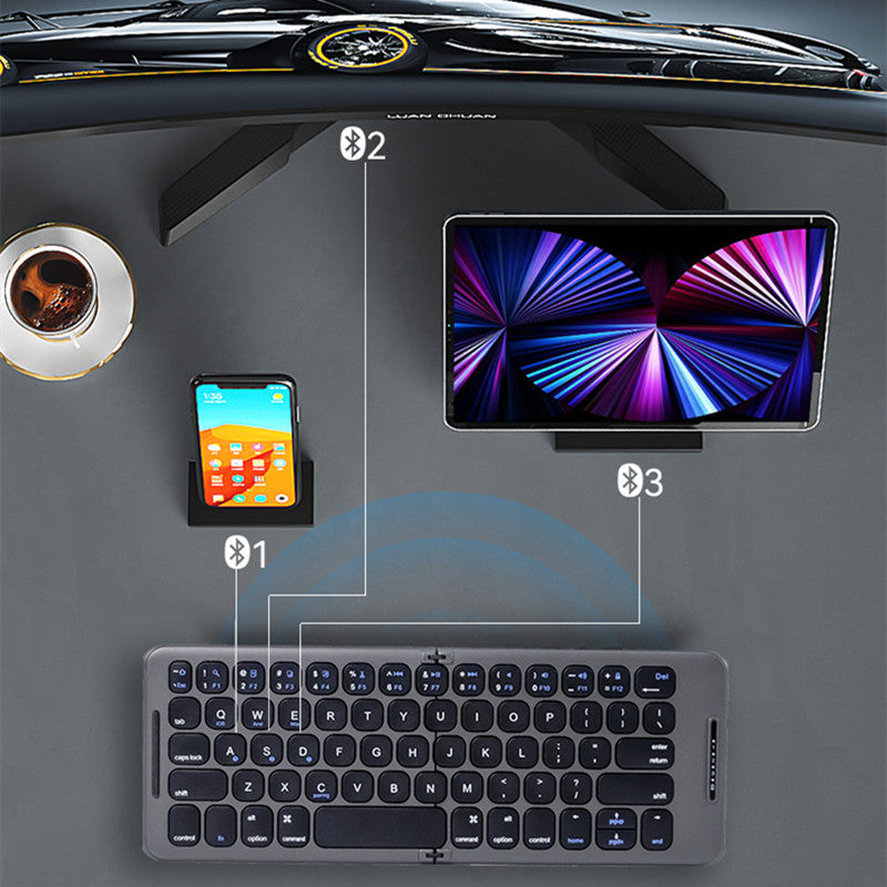 Lisslune | Wireless Bluetooth Foldable Keyboard