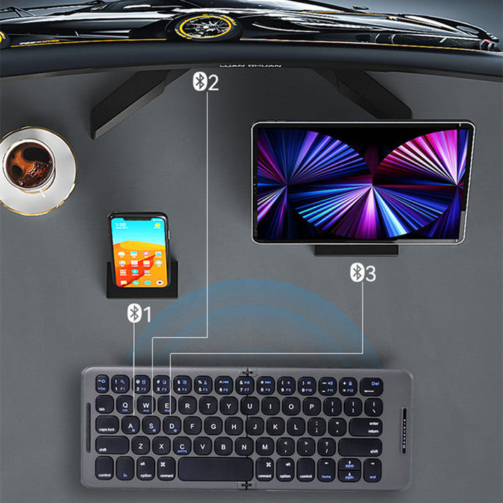 Lisslune | Wireless Bluetooth Foldable Keyboard
