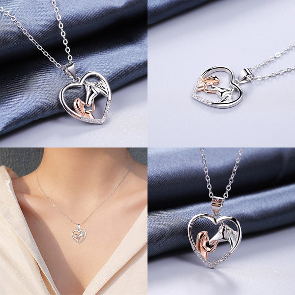 Lisslune | Girl and Horse Necklace Chain
