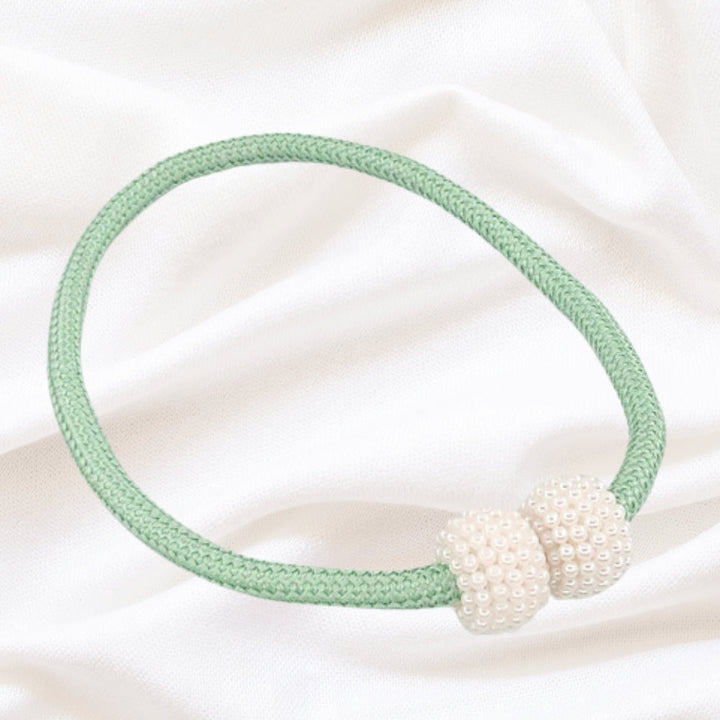 Lisslune | Magnetic Pearl Curtain Tie Back | 2pcs Set