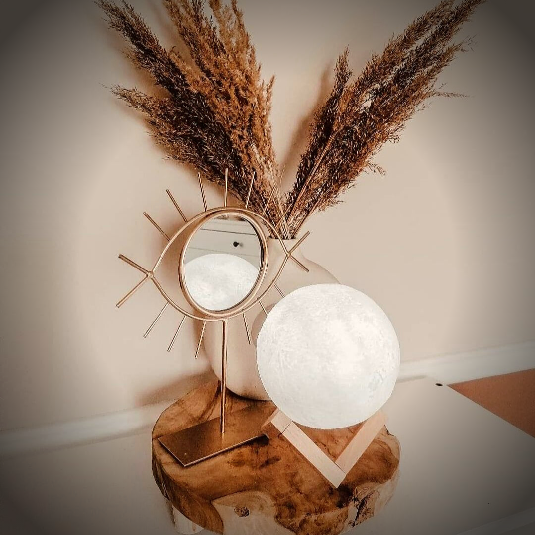 Lisslune | Moon lamp - Lunar - Rechargeable - Touch control