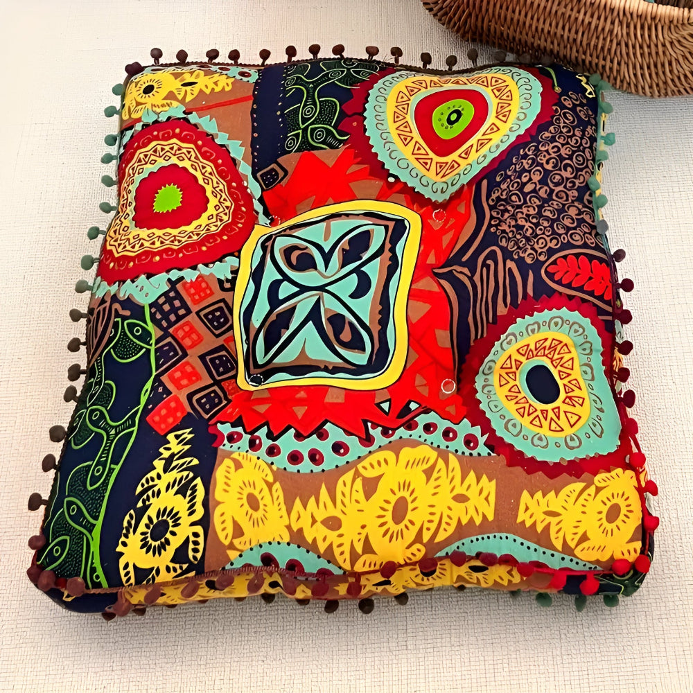 Lisslune | Boho Style Square Floor Cushion