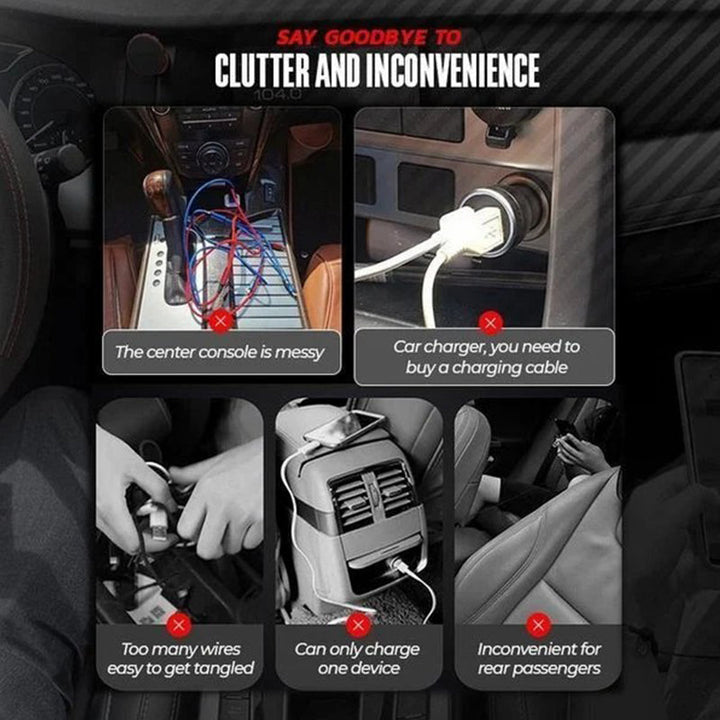 Lisslune | 3-in-1 Fast Car Charger
