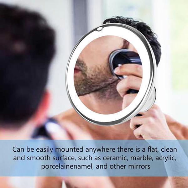 Lisslune | 10x magnification LED illuminated makeup mirror