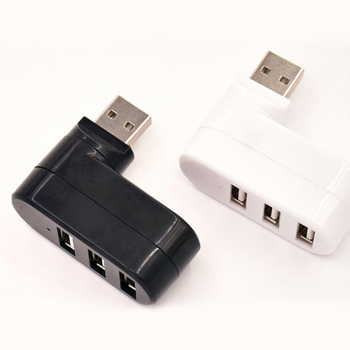 Lisslune | Mini rotatable 3-Port USB Hub