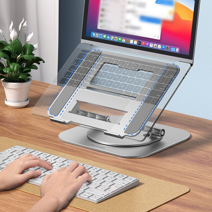 Lisslune | Laptop Stand Aluminum Alloy Rotating Frame