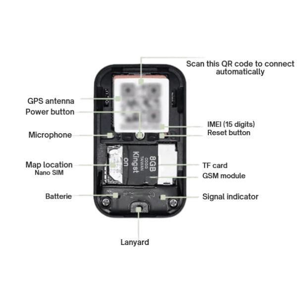 Lisslune | GPS Tracker for Motorcycles | Waterproof, Magnetic & No Subscription Required for Global Tracking