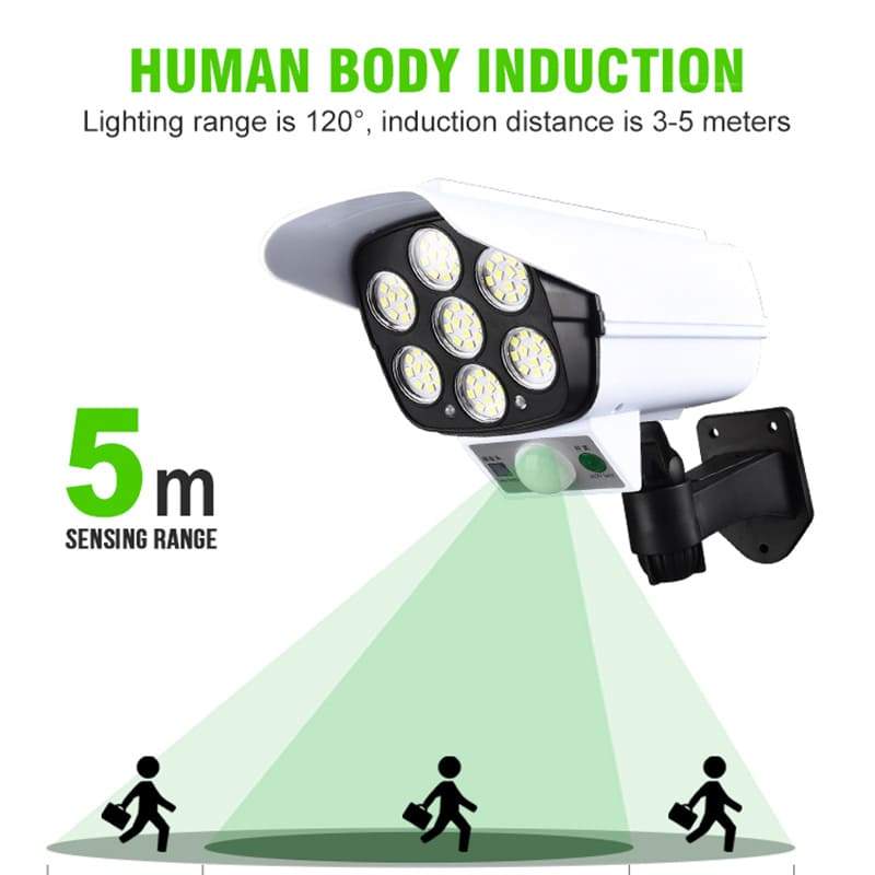 Lisslune | Camera-like Motion Sensor Solar Light