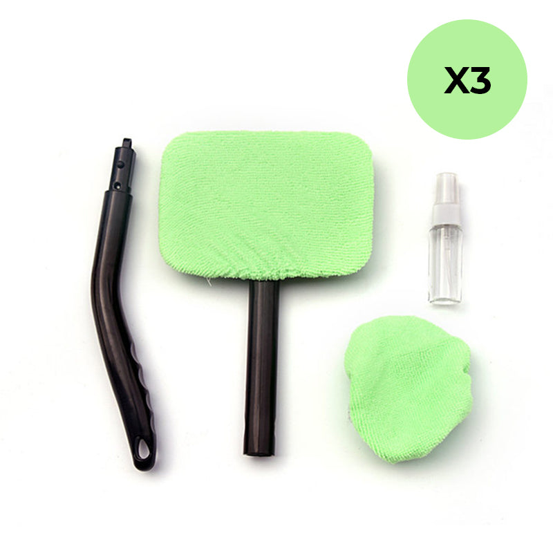 Lisslune | Microfiber cleaner with 2 reusable microfiber hoods