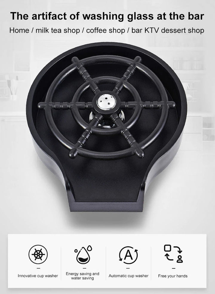 Lisslune | Automatic Glass Washer Rinser Tool