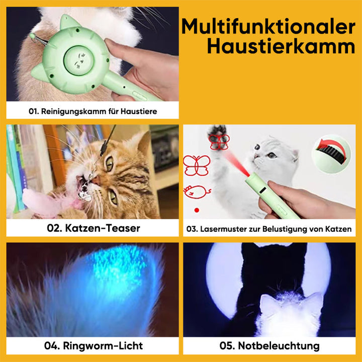 Lisslune | Retractable cat comb for pets
