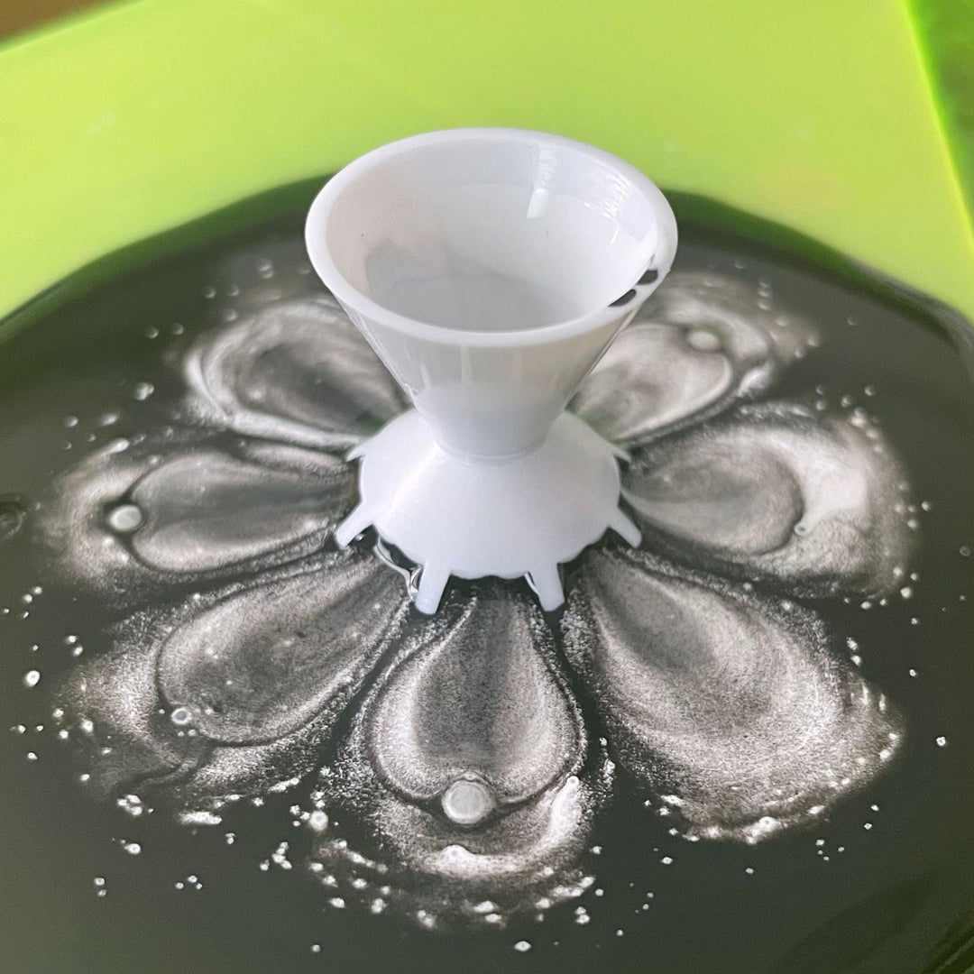 Lisslune | Pouring Colors Flower Split Art Cup