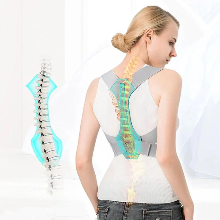 Lisslune | Adjustable back support strap | For better posture