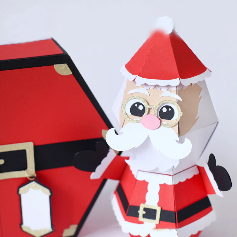 Lisslune | 3D-Popup-Box-Card "Santa Claus Prank"