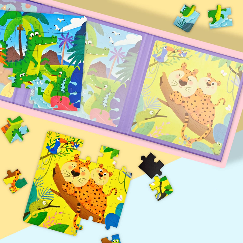 Lisslune | 3-in-1 Magnetic Puzzle Book