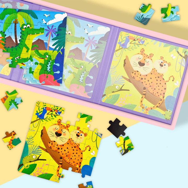 Lisslune | 3-in-1 Magnetic Puzzle Book