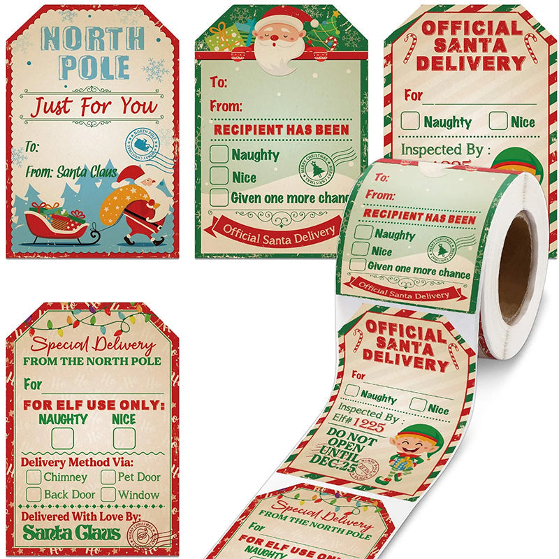 Lisslune | Christmas Decoration Sticker Roll (200 pieces)